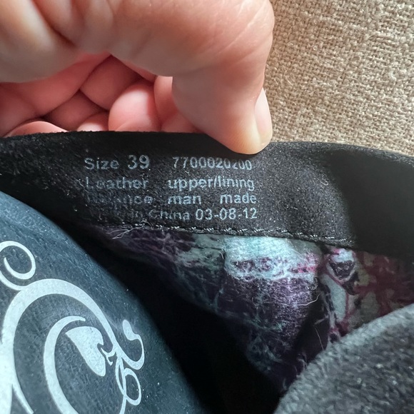 DANSKO NADINE CLOGS BLACK SUEDE SIZE 39 - Picture 7 of 12